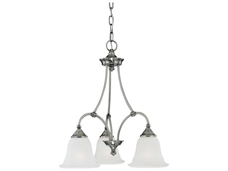 Elk Home Harmony 3-Light Satin Pewter Bell Chandelier