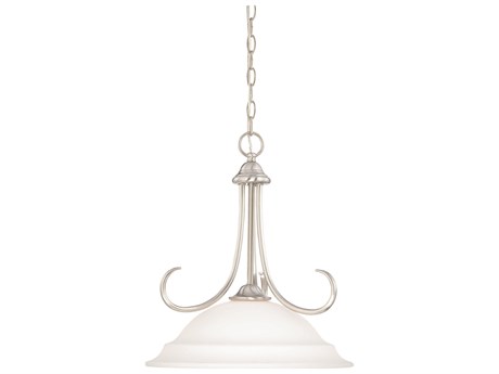 Elk Home Bella 1-Light Brushed Nickel Dome Pendant