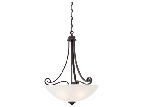 Elk Home Haven 3-Light Espresso Brown Bowl Pendant