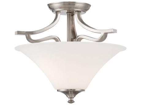 Elk Home Treme 2-Light Brushed Nickel Semi Flush Mount