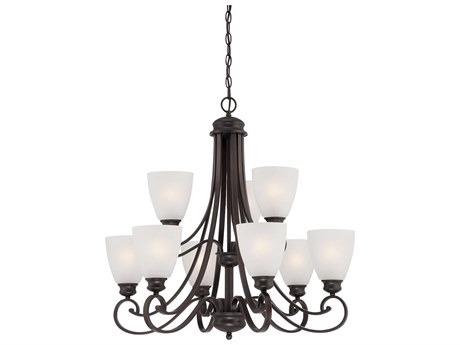 Elk Home Haven 9-Light Espresso Brown Chandelier