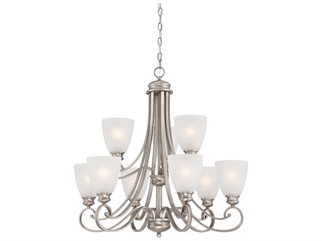 Elk Home Haven 9-Light Satin Pewter Nickel Chandelier