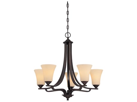 Elk Home Treme 5-Light Espresso Brown Bell Chandelier