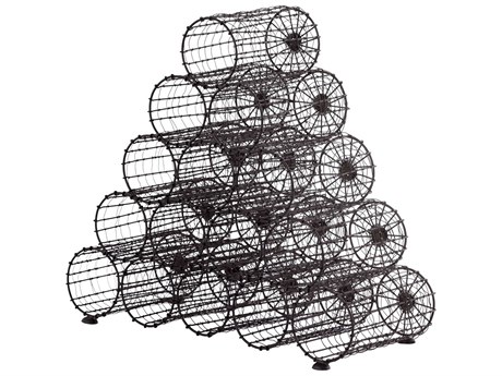 Elk Home Black Wire Wine Rack