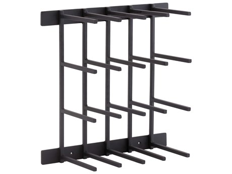Elk Home Black Wine Rack