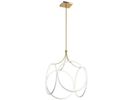 Elan Ciri 1-Light White Gold LED Pendant