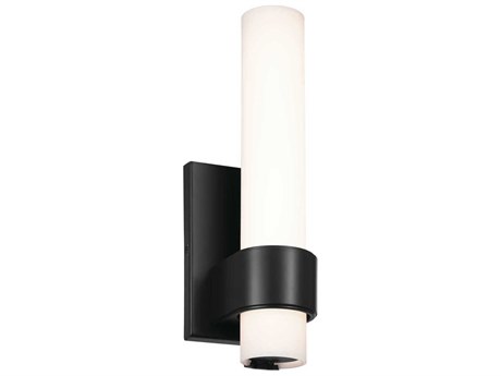 Elan Izza 1-Light Matte Black Wall Sconce