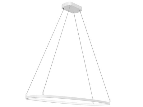 Elan Koloa 1-Light White LED Linear Island Pendant