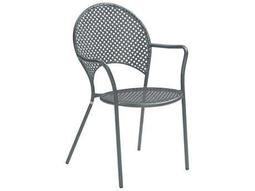 EMU Sole Steel Iron Stacking Dining Arm Chair