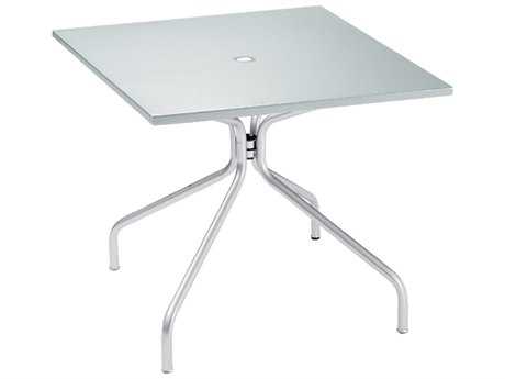 EMU Solid Steel 32 Square Umbrella Table