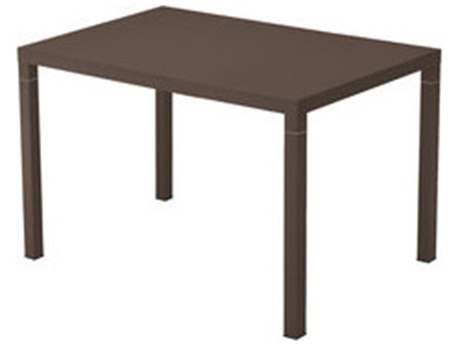 EMU Nova 48'' Steel Rectangular Dining Table