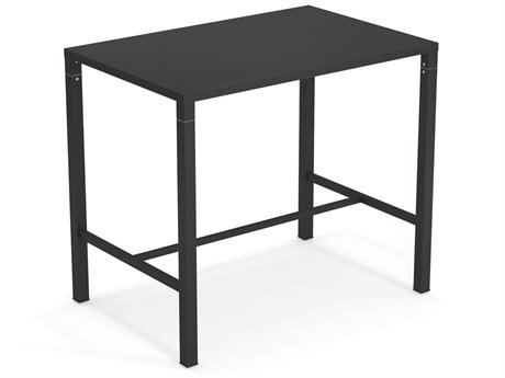 EMU Nova Steel 48''W x 32''D Rectangular Bar Table