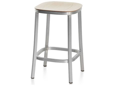 Emeco By Jasper Morrison Ash Wood Counter Stool
