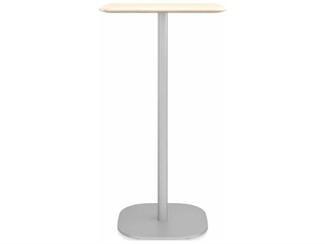 Emeco Flat Base Jasper Morrison Rectangular Wood Bar Table