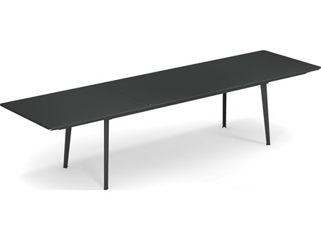 EMU Plus4 Steel 43.5-86.5''W x 35.5''D Rectangular Dining Table