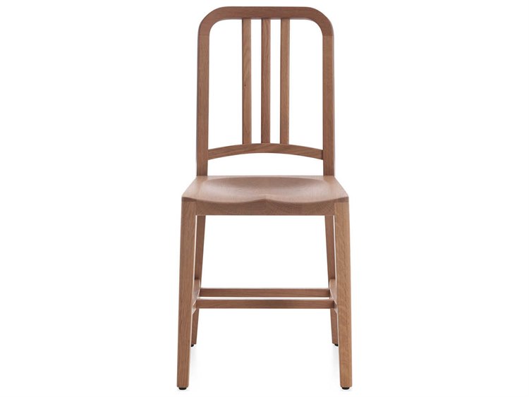 Emeco Outdoor Navy Wood White Oak Dining Side Chair