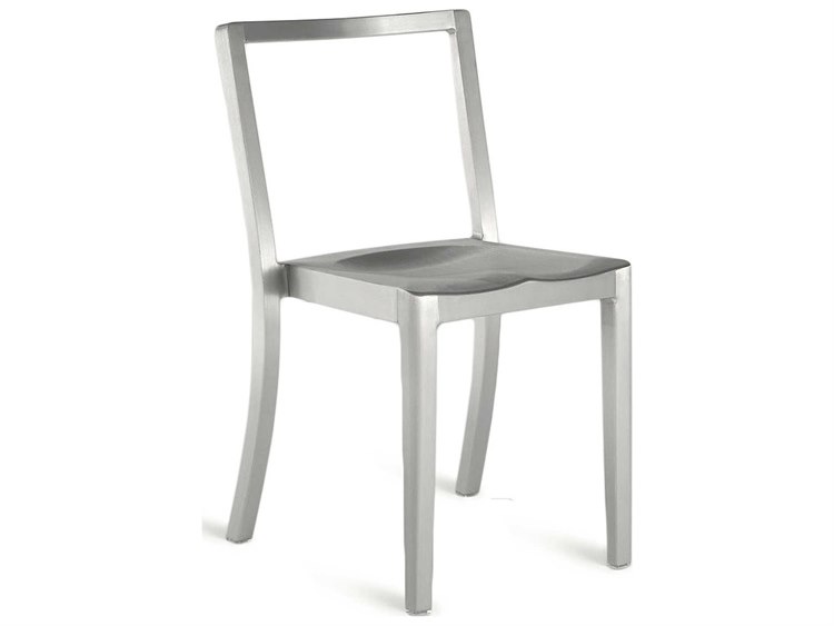 Emeco Outdoor Icon Brushed Aluminum Dining Side Chair