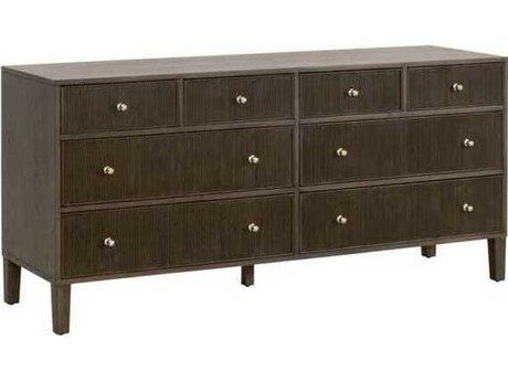 Luxecor Respite Brown Oak Wood Double Dresser