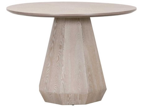 Essentials for Living Coulter Round Wood Natural Gray Ash Dining Table