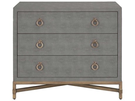 Essentials for Living Traditions Strand Shagreen 3-Drawers Nightstand