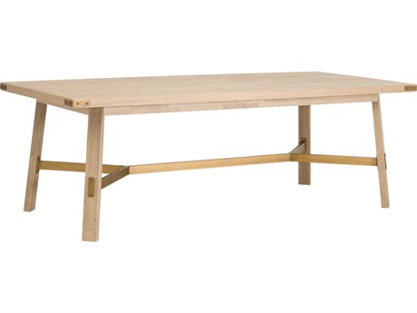 Luxecor Respite Rectangular Wood Light Honey Oak Dining Table