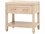 Essentials for Living Traditions 28" Wide 1-Drawer Rubberwood Nightstand  ESL6134WHTBBRS