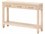 Essentials for Living Traditions Stella 47" Rectangular Wood Matte White Console Table  ESL6138WHTBBRS