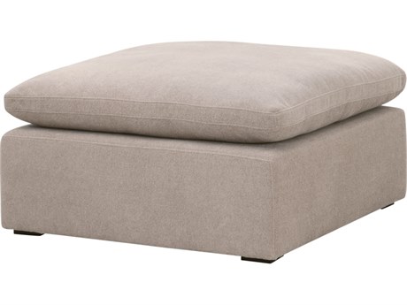 Essentials for Living Stitch & Hand - Upholstery Beige Upholstered Ottoman