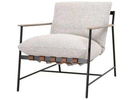 Luxecor Respite Gray Fabric Accent Chair