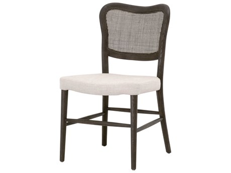 Luxecor Respite Oak Wood Brown Upholstered Side Dining Chair