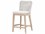 Essentials for Living Woven Mesh Fabric Upholstered Teak Wood Taupe & White Flat Rope Counter Stool  ESL6853CSWTAPUMGT