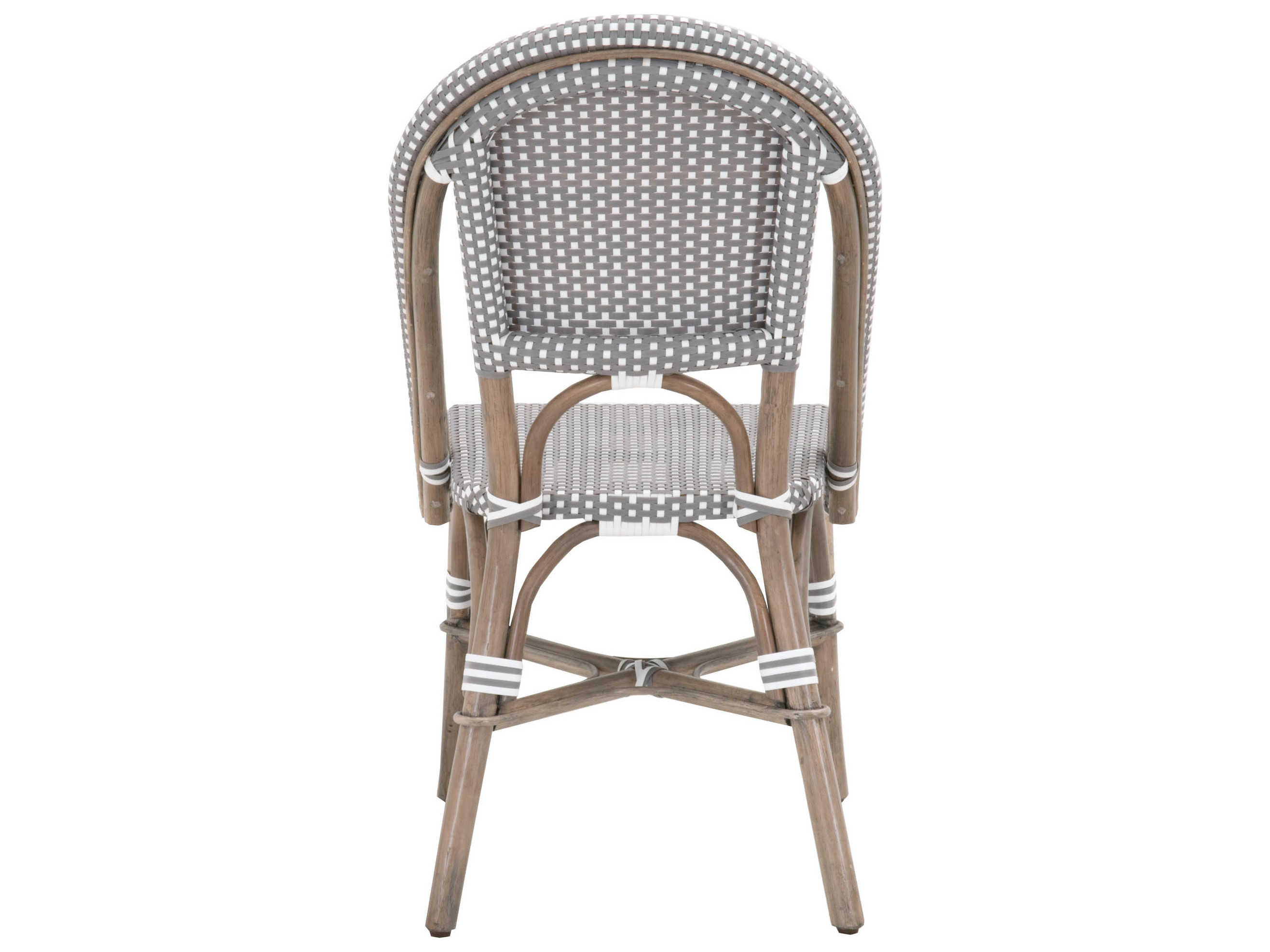Essentials for Living Woven Old Gray, White Side Dining Chair (Set of 2 ...