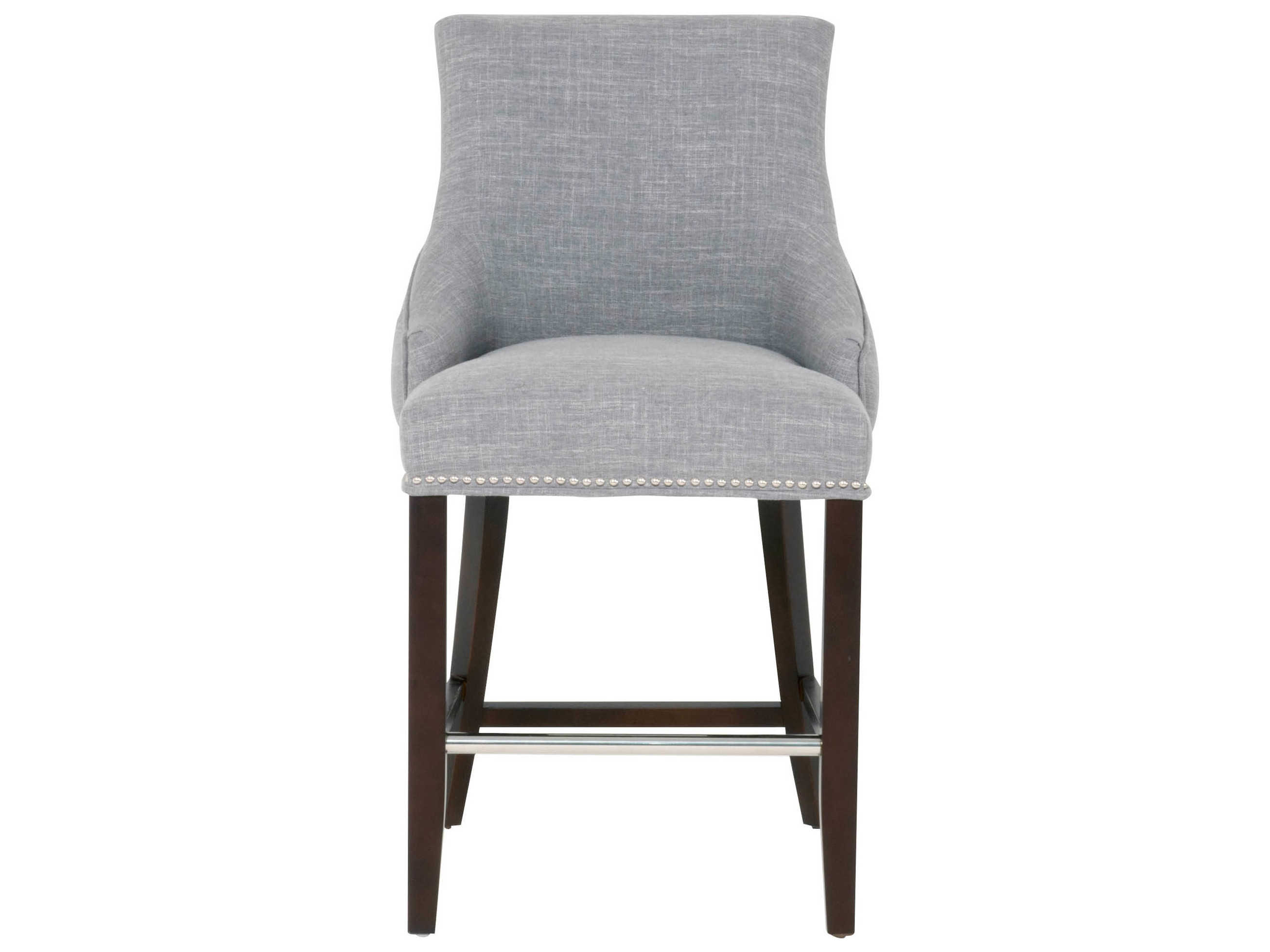 Essentials for Living Villa Smoke / Espresso Side Counter Height Stool