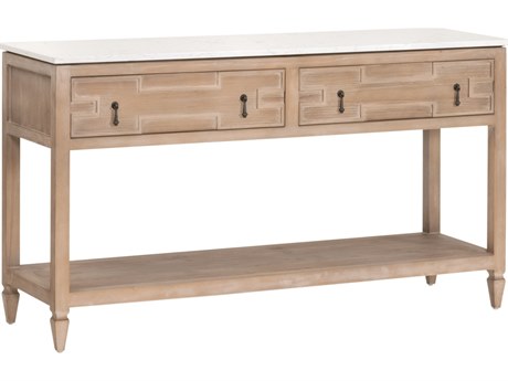 Essentials for Living Bella Antique 54" Emerie 2-Drawer Entry Console