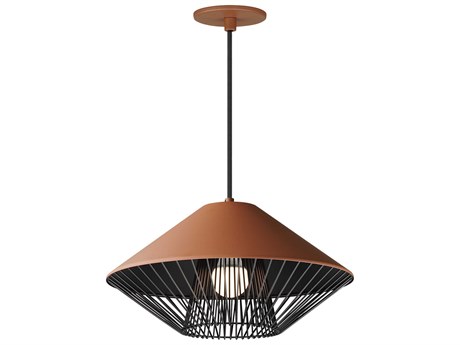 ET2 Phoenix 1-Light Brick Black Brown Pendant