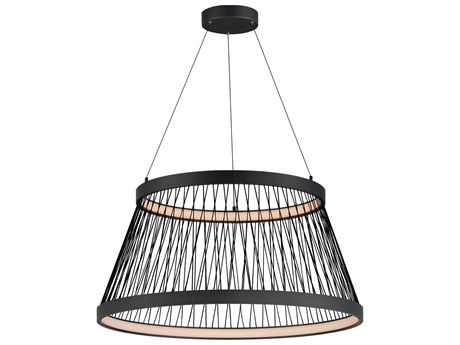 ET2 Loom 2-Light Black Drum Pendant