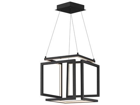ET2 Penrose 1-Light Black LED Geometric Pendant