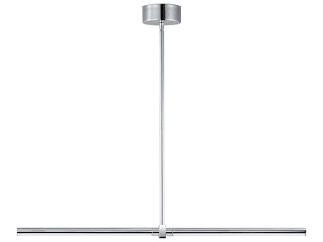 ET2 Dorian 2-Light Polished Chrome LED Linear Island Pendant