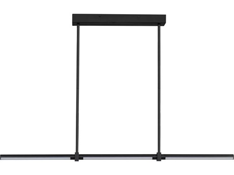 ET2 Dorian 3-Light Black LED Linear Island Pendant