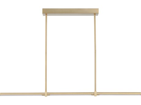 ET2 Dorian 3-Light Gold LED Linear Island Pendant