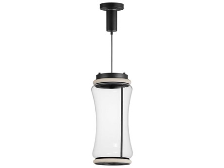 ET 2-Light Black Cylinder Geometric Mini Pendant