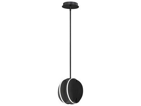 ET 1-Light Black LED Globe Linear Mini Pendant