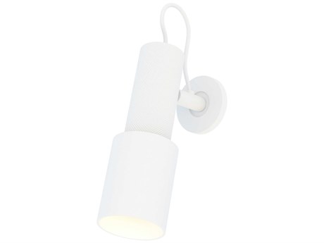 ET 1-Light White Swing Wall Sconce