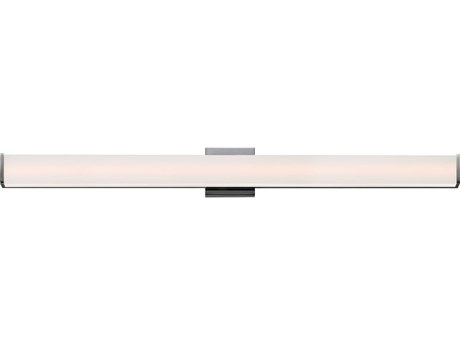 ET2 Baritone 1-Light Satin Nickel Glass LED Vanity Light
