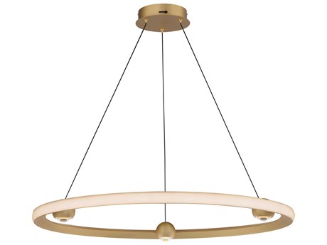 ET2 Nodes 1-Light Gold LED Pendant