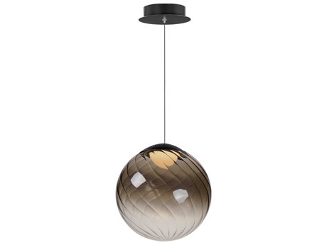 ET 1-Light Black Globe Mini Pendant