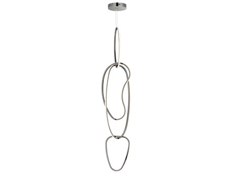 ET2 Unity 4-Light Black Chrome Pendant