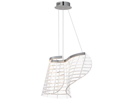 ET2 Tartan 1-Light Polished Chrome Mini Pendant