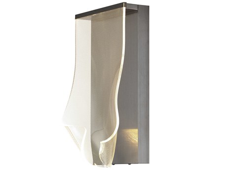 ET2 Rinkle 1-Light Brushed Gunmetal LED Wall Sconce