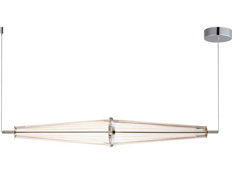 ET2 Quasar 3-Light Polished Chrome Cylinder Island Pendant